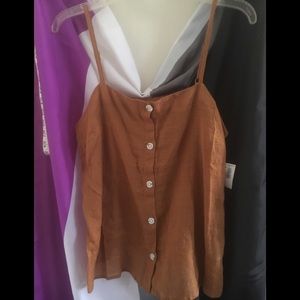 NWT Old Navy Button Up Cami